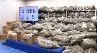 Japonya'da Rekor Uyuşturucu Operasyonu: 1.046 Ton Esrar Ele Geçirildi