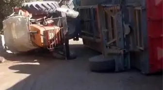 Kozan'da Traktör Devrildi: 1 Yaralı
