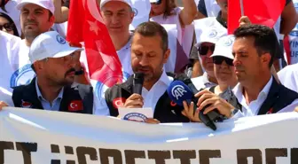 Memur-Sen, 8. Dönem Toplu Sözleşmesi için Etimesgut'ta Eylem Düzenledi