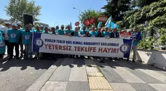 Sağlık-Sen Genel Başkanı Doğan: Biz sadaka değil, hak ettiğimiz ücretleri istiyoruz