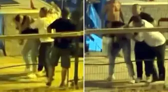 Sahilde yürüyüş yaptığı kadını darbetti, gözaltına alındı