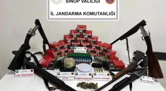 Sinop'ta Uyuşturucu ve Silah Operasyonu: 3 Gözaltı