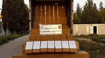 Adana'da 6.5 Milyon Kaçak Makaron Ele Geçirildi