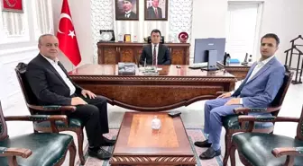 TEİAŞ ve Havaalanı Müdürleri'nden Kaymakam Dertlioğlu'na Ziyaret