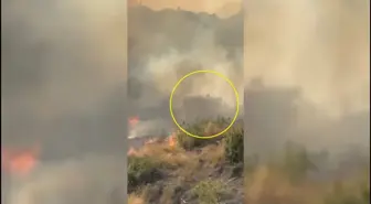 Osmaniye'deki Orman Yangınında Arazöz Son Anda Kurtarıldı
