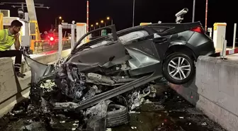 Kuzey Marmara Otoyolu'nda gişelerde feci kaza: Üst düzey yönetici hayatını kaybetti