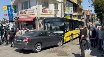 Bursa'da Halk Otobüsü ile Otomobil Çarpıştı: 5 Yaralı