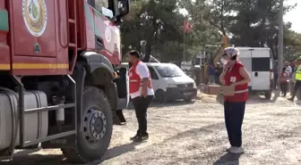 Çanakkale'de Orman Yangınlarına Kızılay'dan Destek