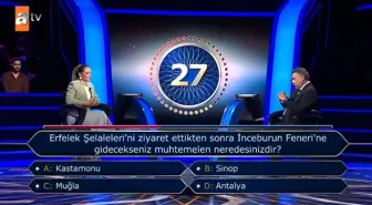 Erfelek Şelaleleri'ni ziyaret ettikten sonra İnceburun Feneri'ne gidecekseniz muhtemelen neredesinizdir?