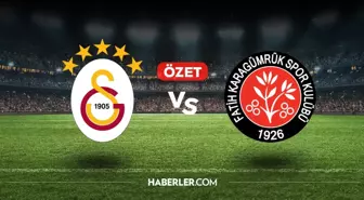 Galatasaray Karagümrük maç özeti ve golleri! (VİDEO) GS Karagümrük geniş özeti! Golleri kim attı, maç kaç kaç bitti?