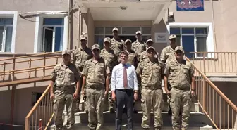 Kaymakam Emirhan Arıkan, Başpınar Jandarma Karakolunu Ziyaret Etti