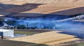 Kırklareli'nde Çıkan Yangın Otoyollarını Kapatıldı