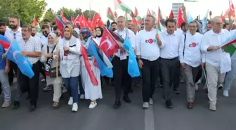 Sivas'ta Filistin'e Destek Yürüyüşü Düzenlendi