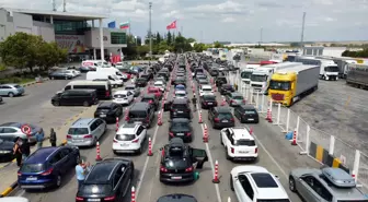 Gurbetçilerin Türkiye'ye Dönüş Yolculuğu Sürüyor