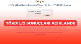 YÖKDİL sonuçları açıklandı mı? SON DAKİKA! YÖKDİL/2 sonuç sorgulama ekranı!