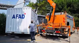 Sakarya'da 4 Afet Konteyneri Yerleştirildi