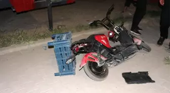 Cizre'de Otomobil ve Motosiklet Çarpıştı: 1 Yaralı