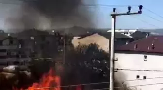 Kocaeli Kartepe'de Otluk Alanda Yangın: Evler Tehlike Altında