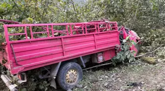 Fındık İşçilerini Taşıyan Kamyonet Şarampole Yuvarlandı: 4 Ölü, 1 Yaralı