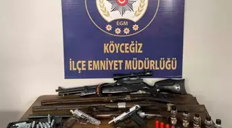 Köyceğiz'de Silah Satışı Operasyonu: Çok Sayıda Silah Ele Geçirildi