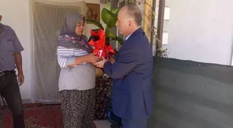 Orman şehidi Tolunay Kocaman'ın ailesine anlamlı ziyaret