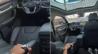 Oto pilotu pet şişe ile kandırıp arka koltukta video çekti! Bedeli ağır oldu