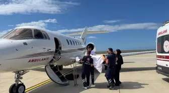 Rize'de karaciğer ve böbreklerinde hızlı bozulma tespit edilen hasta ambulans uçakla Ankara'ya sevk edildi