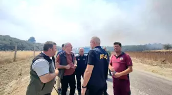 Çanakkale'de Orman Yangınına Müdahale Devam Ediyor