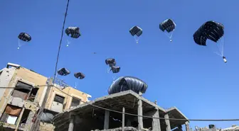 Uluslararası Hava Kuvvetleri Gazze'ye Yardım İkmalinde Bulundu