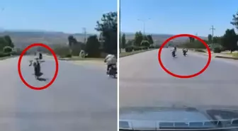 Canlarını hiçe saydılar, motosikletlerin üzerine yatarak yarıştılar