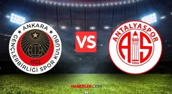 Gençlerbirliği - Antalyaspor maçı ne zaman, hangi kanalda?