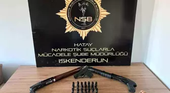 Hatay'da Uyuşturucu Operasyonunda Silah ve Mühimmat Ele Geçirildi