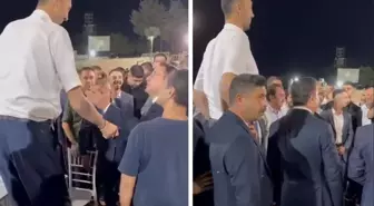 İlginç görüntüler! Ali Babacan, dünyanın en uzun insanı Sultan Kösen ile karşılaştı