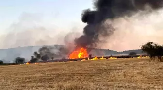 Kastamonu'da Elektrik Telleri Yangına Neden Oldu