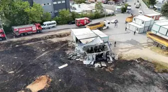 Sancaktepe'de Yangın: İnşaat Alanı Zarar Gördü