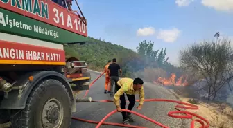 Hatay'da Sınır Yakınında Orman Yangını Kontrol Altına Alındı