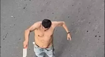 Üsküdar'da Satırla Araçlara Zarar Veren Şüpheli Yakalanıyor