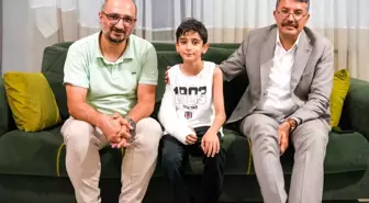 Vali Ali Çelik, Elyasa Taş'ı Ziyaret Etti