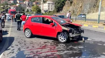 Zonguldak'ta Zincirleme Trafik Kazası: 5 Araç Hasar Gördü
