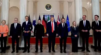 Avrupalı Liderler Rusya-Ukrayna Barış Süreci İçin Beyaz Saray'da Toplandı