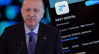 Cumhurbaşkanı Erdoğan, Next Sosyal'e katıldı! İşte ilk paylaşımı