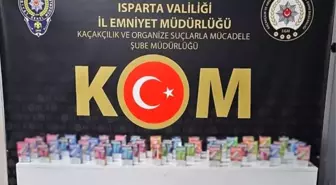 Isparta'da Kaçak Elektronik Sigara Operasyonu: 143 Adet Ele Geçirildi