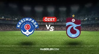 Kasımpaşa Trabzonspor maç özeti ve golleri! (VİDEO) Kasımpaşa Trabzonspor geniş özeti! Golleri kim attı, maç kaç kaç bitti?