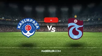 Kasımpaşa Trabzonspor maçı kaç kaç, bitti mi? MAÇ SONUCU! Kasımpaşa Trabzonspor golleri kim attı, canlı maç anlatımı!