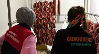 Kırklareli'nde Et Ürünleri İşletmelerine Denetim