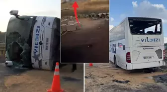 Kuzey Marmara Otoyolu'nda 4 kişinin öldüğü otobüs kazası kamerada