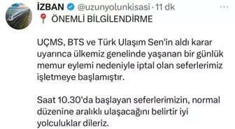 İZBAN Seferleri Yeniden Başladı