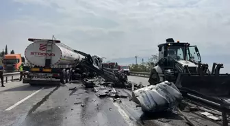D-100 Kara Yolunda Tanker Kazası: Bir Yaralı