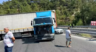 Sabuncubeli Geçidinde Tır Arızası Trafiği Felç Etti