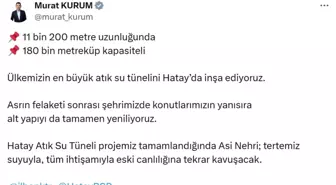 Hatay'a Ülkenin En Büyük Atık Su Tüneli İnşa Ediliyor